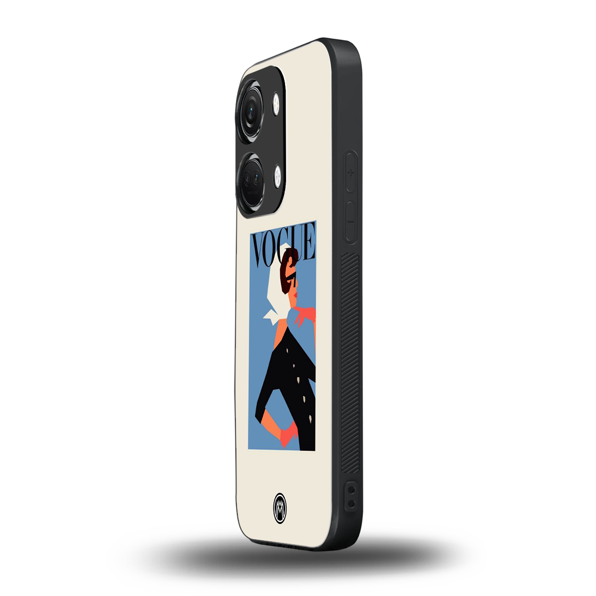 vogue lady back phone cover | glass case for oneplus nord 3