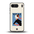 vogue lady back phone cover | glass case for oneplus nord 4