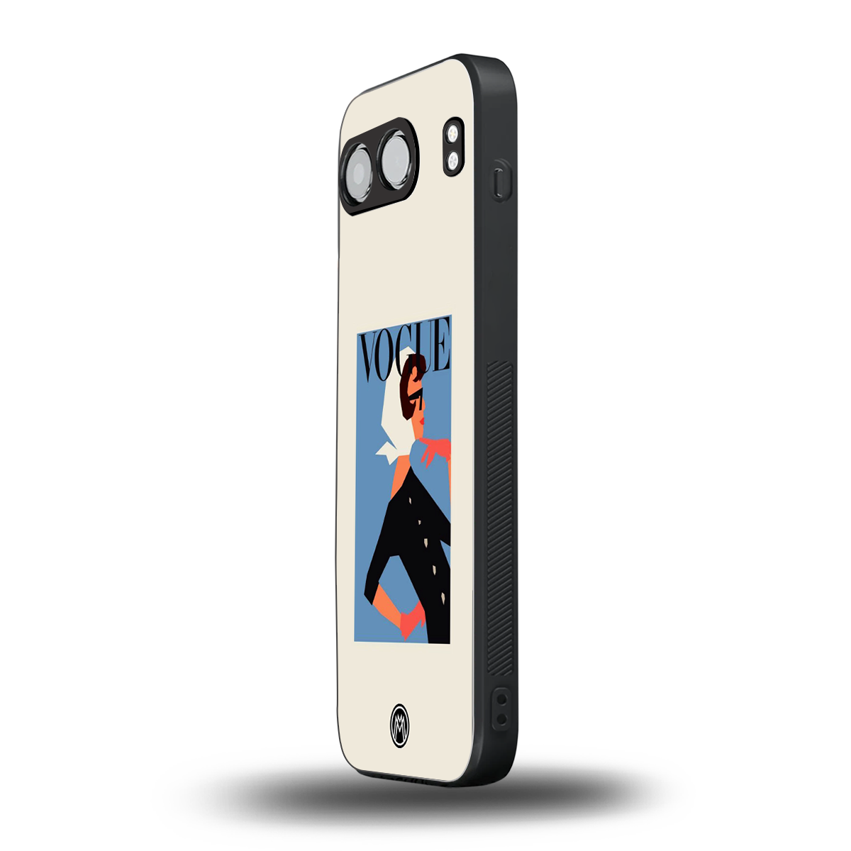 vogue lady back phone cover | glass case for oneplus nord 4