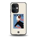 vogue lady back phone cover | glass case for oneplus nord ce 3
