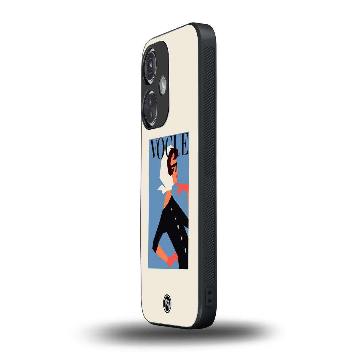 vogue lady back phone cover | glass case for oneplus nord ce 3