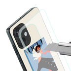 vogue lady back phone cover | glass case for oneplus nord ce 3