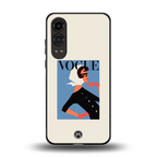 vogue lady back phone cover | glass case for oneplus nord ce 4 lite