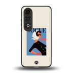 vogue lady back phone cover | glass case for oneplus nord ce 4
