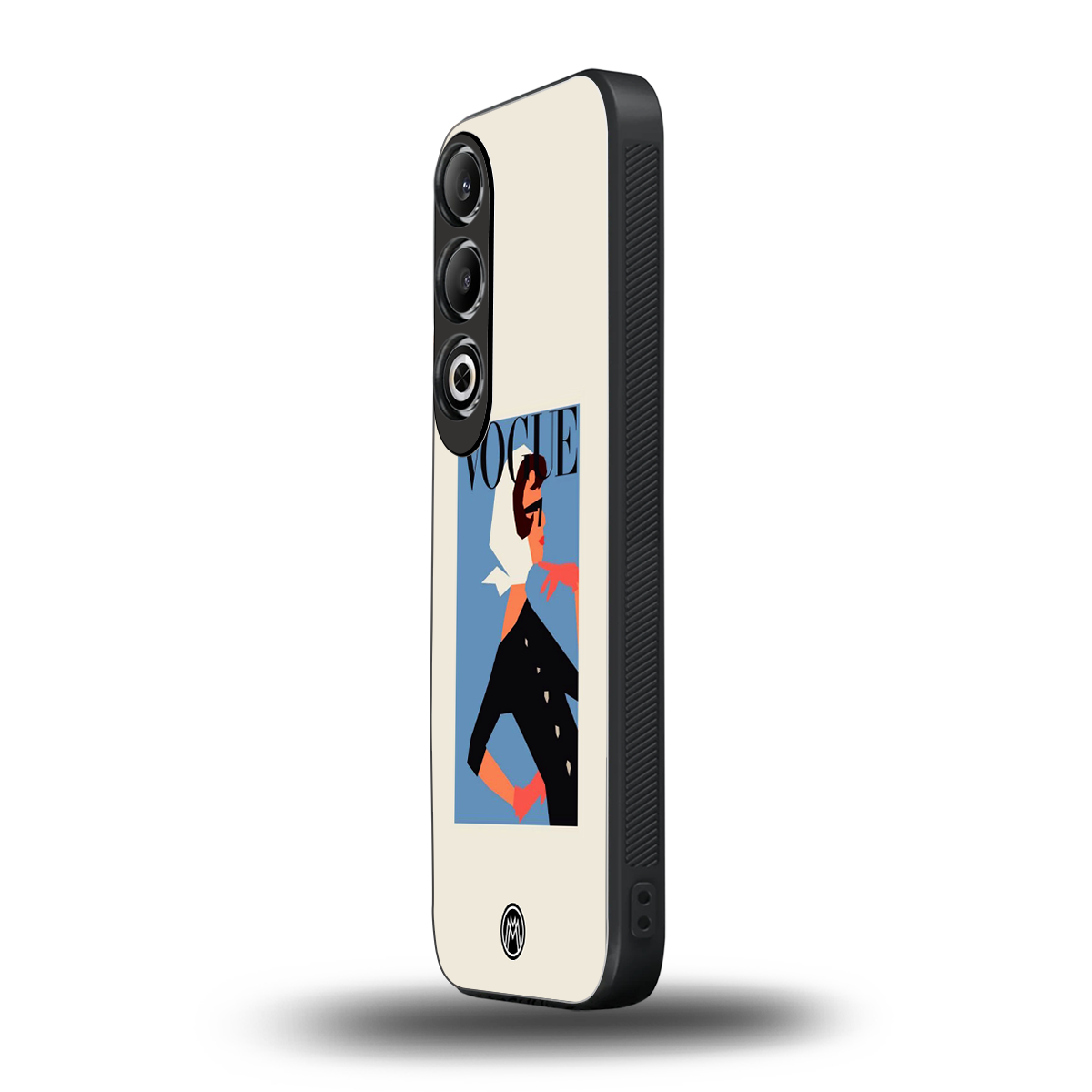 vogue lady back phone cover | glass case for oneplus nord ce 4