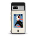 vogue lady back phone cover | glass case for Google Pixel 7