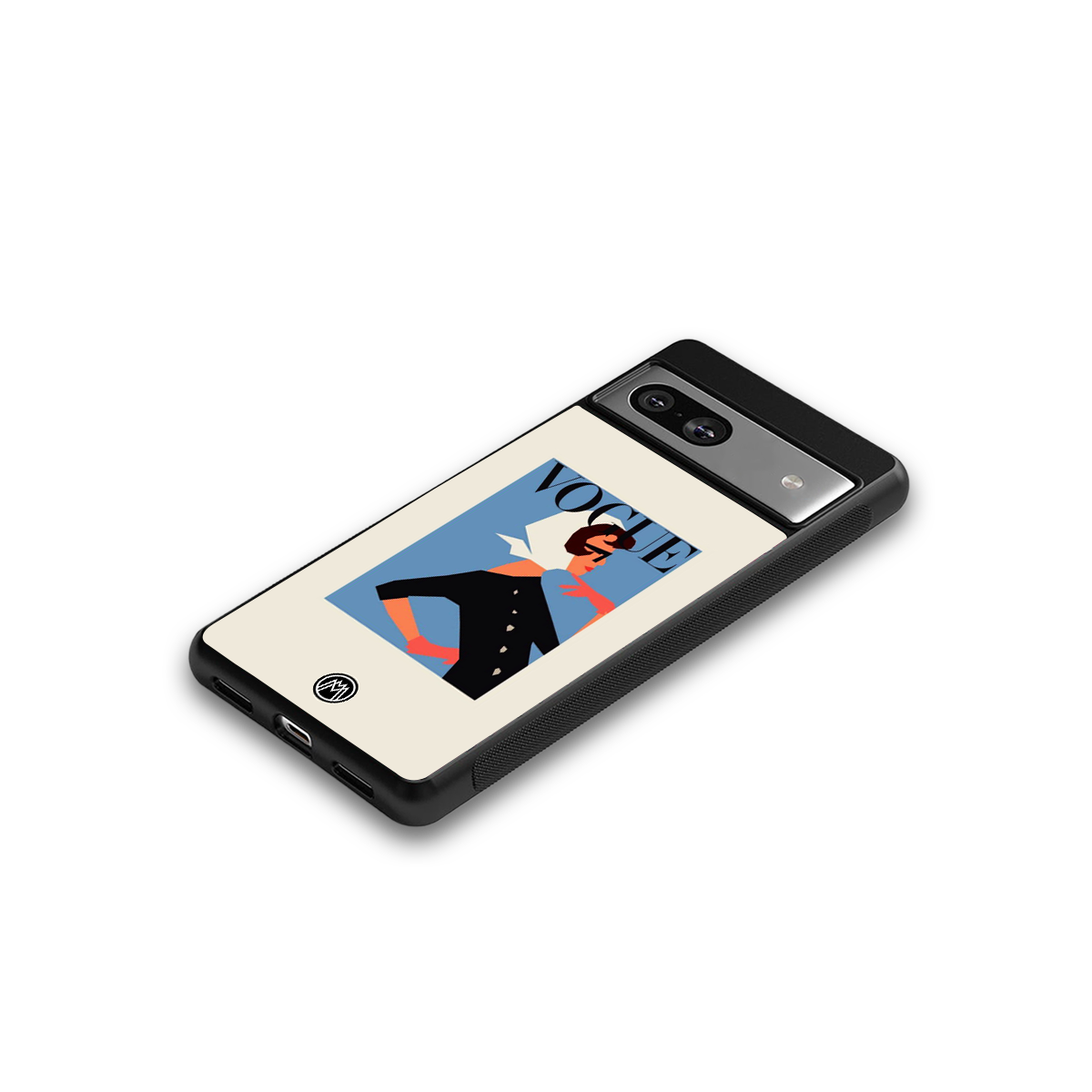 vogue lady back phone cover | glass case for Google Pixel 7