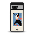 vogue lady back phone cover | glass case for Google Pixel 8
