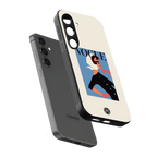 vogue lady back phone cover | glass case for samsung galaxy s24 plus