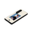 vogue lady back phone cover | glass case for samsung galaxy s25 plus