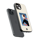 vogue lady back phone cover | glass case for iphone 15