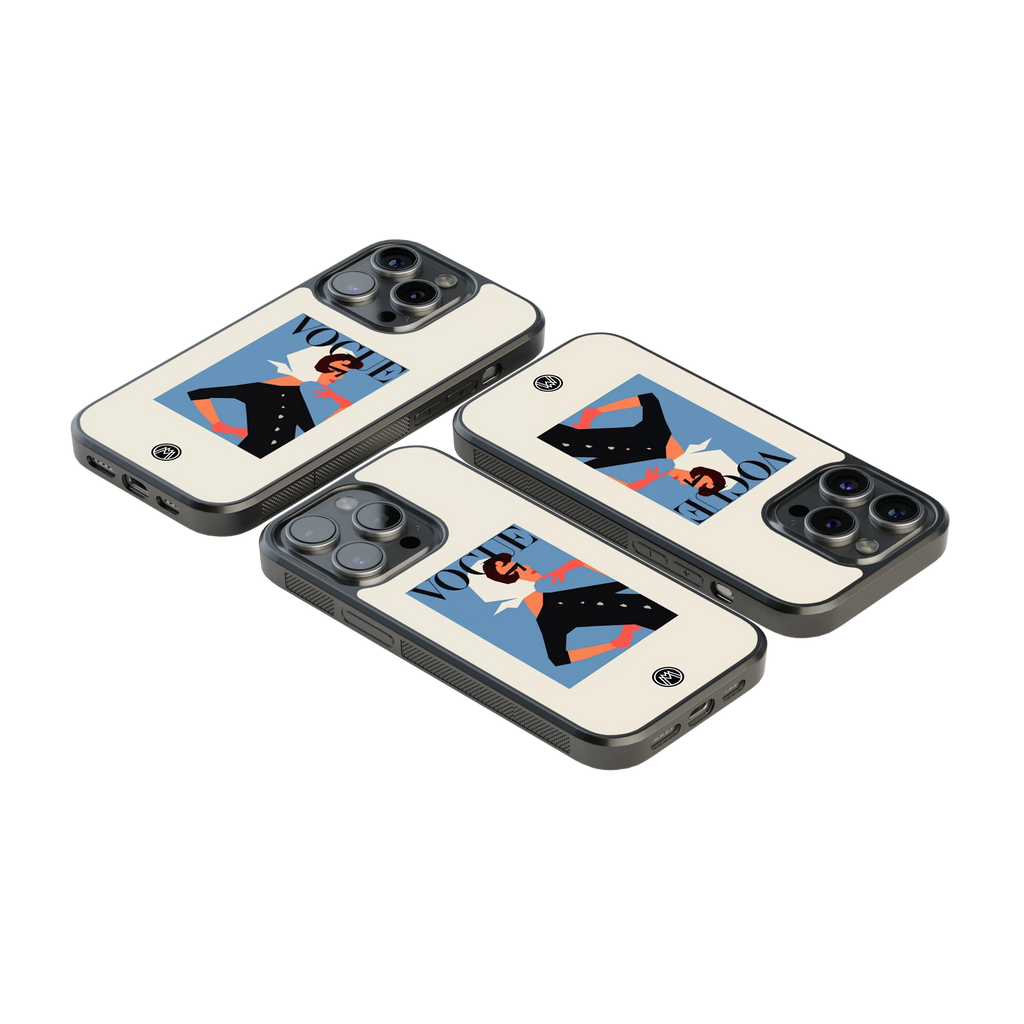 Luxury Glass Back Mobile Cover for iPhone, Samsung Galaxy, OnePlus, Pixel, Redmi & More