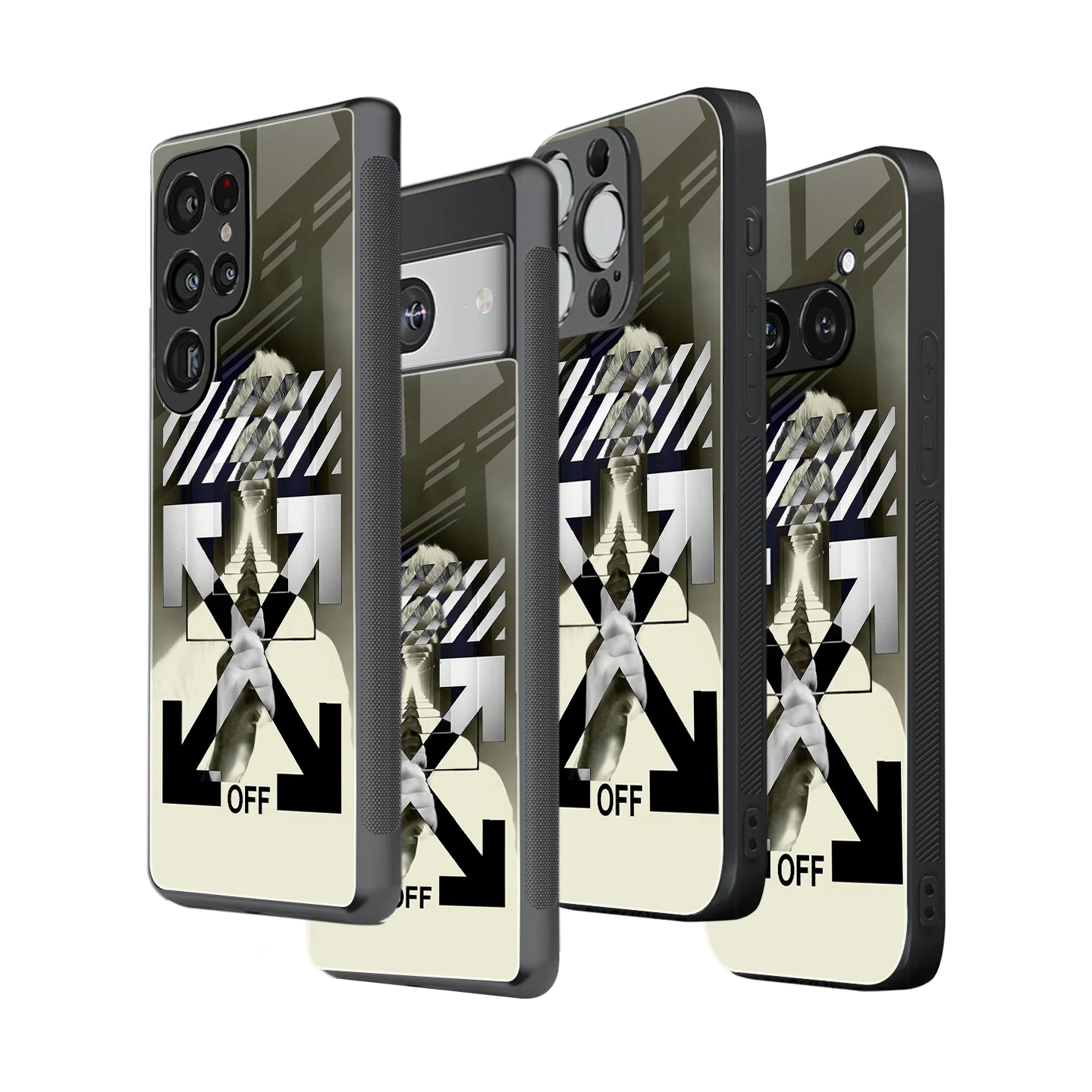 Stylish Glass Back Case for All Smartphones iPhone, Samsung, OnePlus, Pixel, Redmi, Oppo, Vivo, Motorola