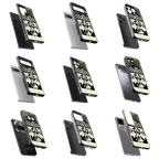 Durable Glass Back Mobile Case for iPhone, Samsung, OnePlus, Google Pixel, Redmi, Vivo, Oppo