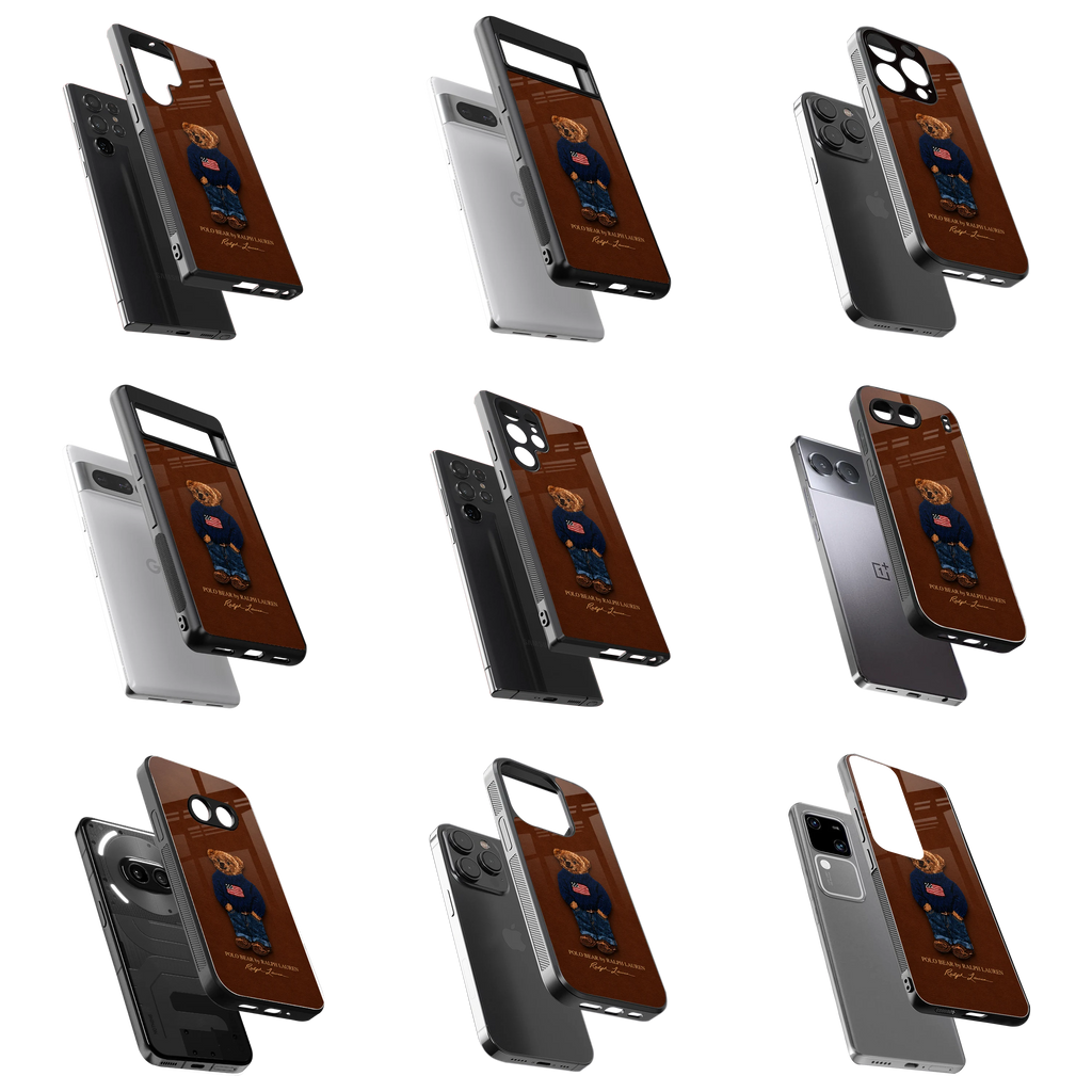Durable Glass Back Mobile Case for iPhone, Samsung, OnePlus, Google Pixel, Redmi, Vivo, Oppo