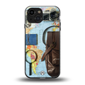 wanderlust back phone cover | glass case for iphone 13 mini