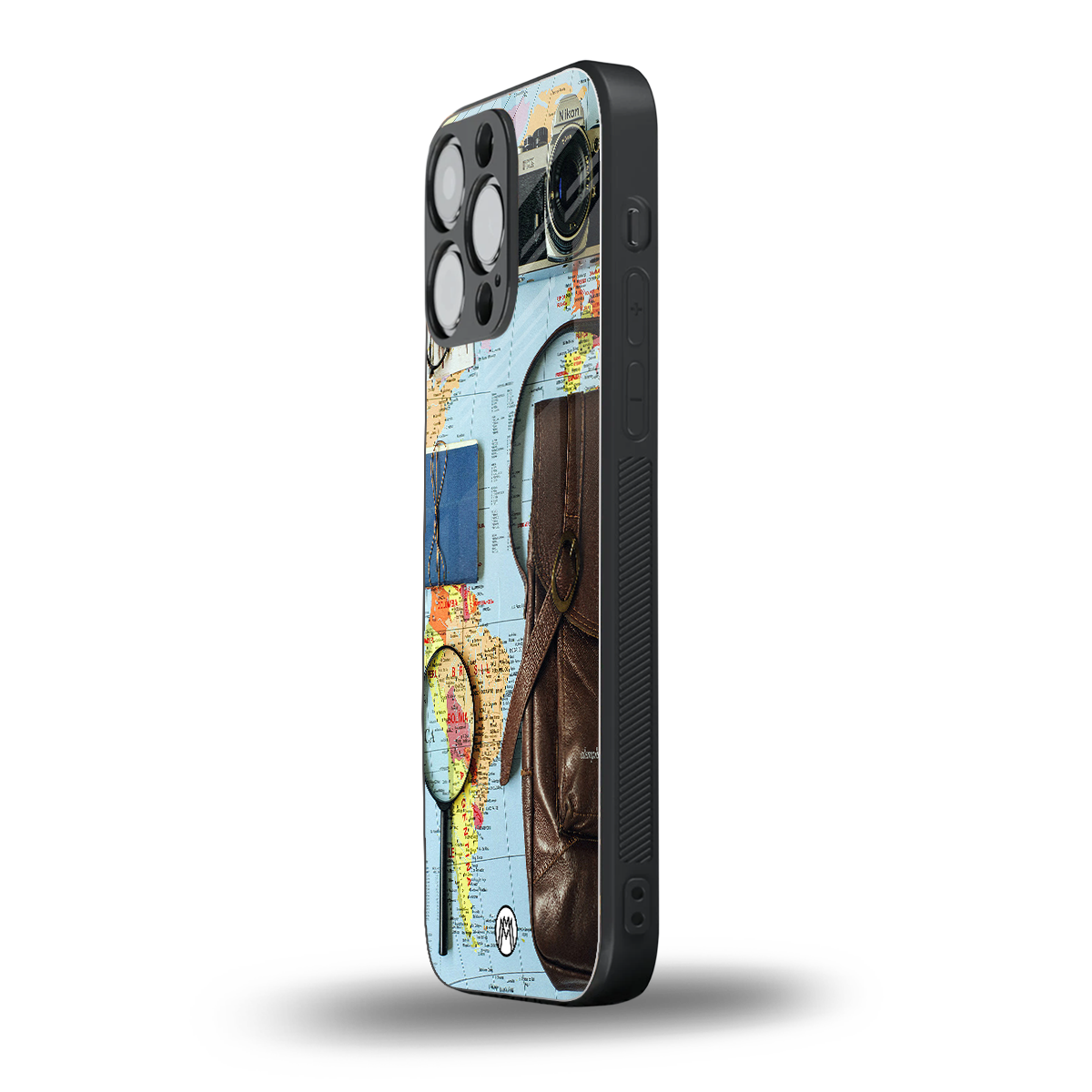 wanderlust back phone cover | glass case for iphone 13 pro max