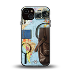 wanderlust back phone cover | glass case for iphone 13