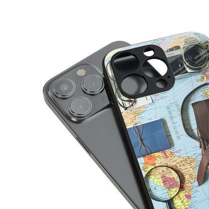 wanderlust back phone cover | glass case for iphone 13 pro max
