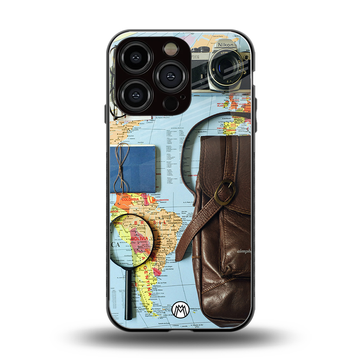 wanderlust back phone cover | glass case for iphone 16 pro