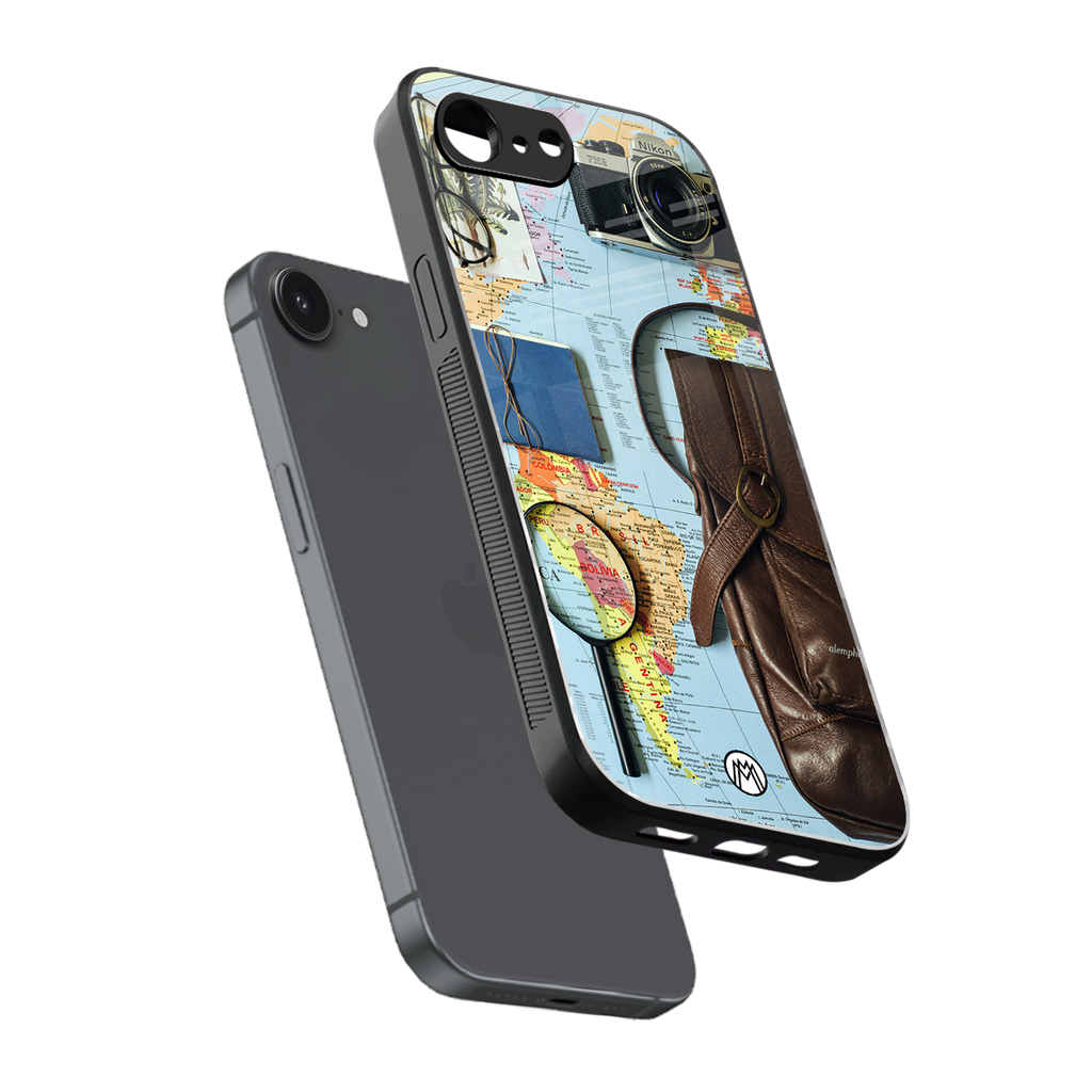 wanderlust back phone cover | glass case for iphone 16e
