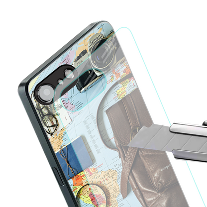 wanderlust back phone cover | glass case for iphone 16e