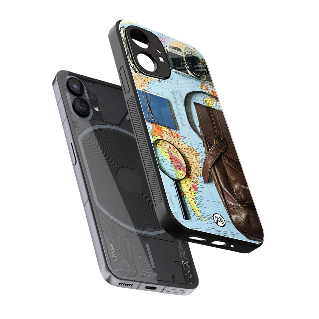 wanderlust back phone cover | glass case for nothing phone 1