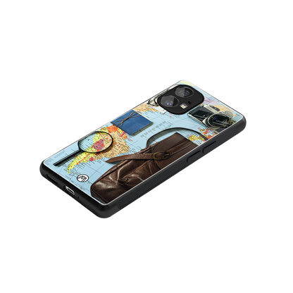 wanderlust back phone cover | glass case for nothing phone 1