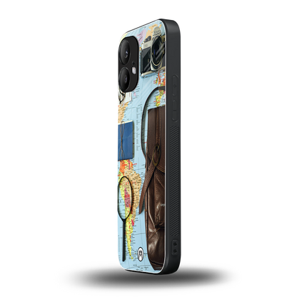 wanderlust back phone cover | glass case for nothing phone 2