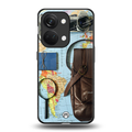 wanderlust back phone cover | glass case for oneplus nord 3