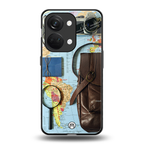 wanderlust back phone cover | glass case for oneplus nord 3
