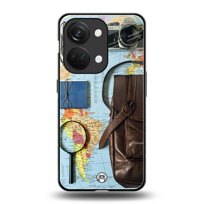 wanderlust back phone cover | glass case for oneplus nord 3