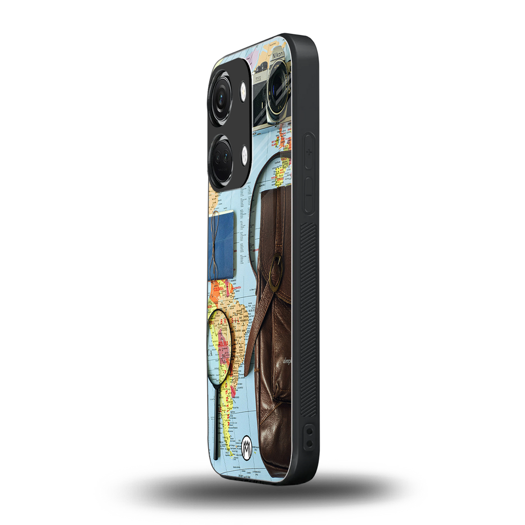 wanderlust back phone cover | glass case for oneplus nord 3