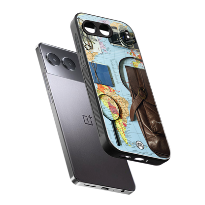 wanderlust back phone cover | glass case for oneplus nord 4