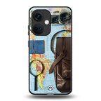 wanderlust back phone cover | glass case for oneplus nord ce 3