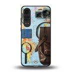 wanderlust back phone cover | glass case for oneplus nord ce 4 lite