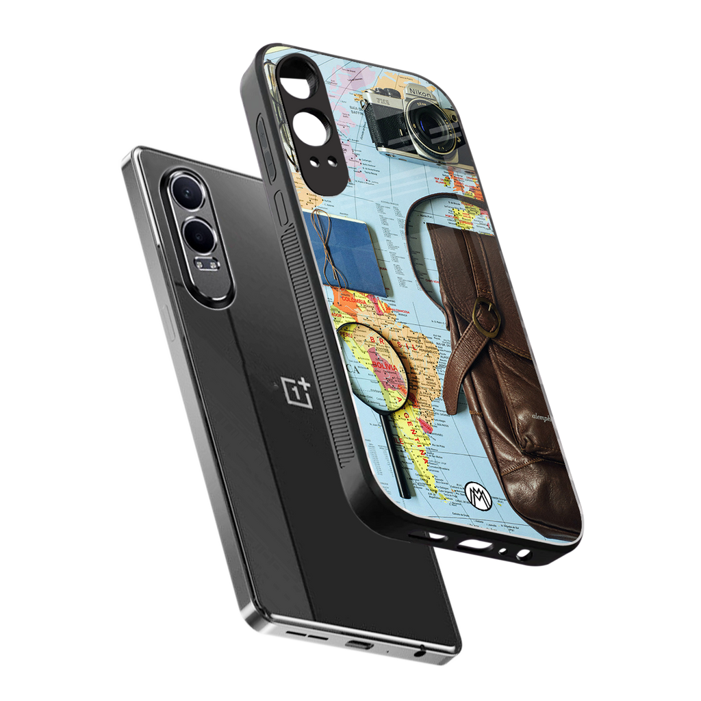 wanderlust back phone cover | glass case for oneplus nord ce 4 lite