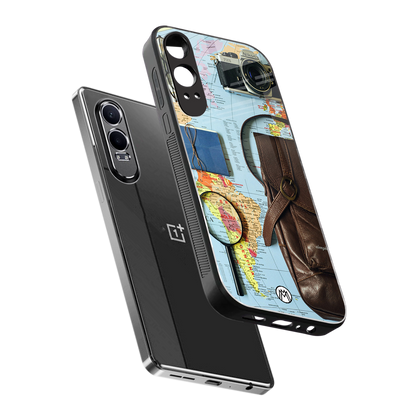 wanderlust back phone cover | glass case for oneplus nord ce 4 lite