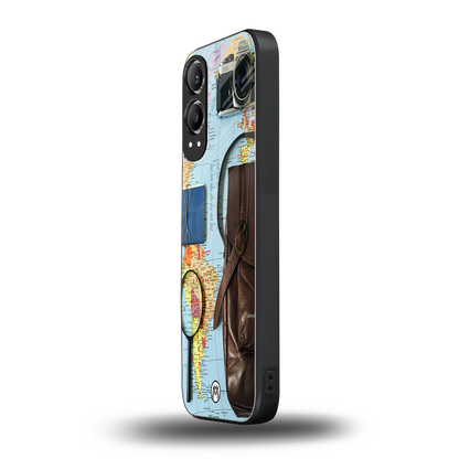 wanderlust back phone cover | glass case for oneplus nord ce 4 lite