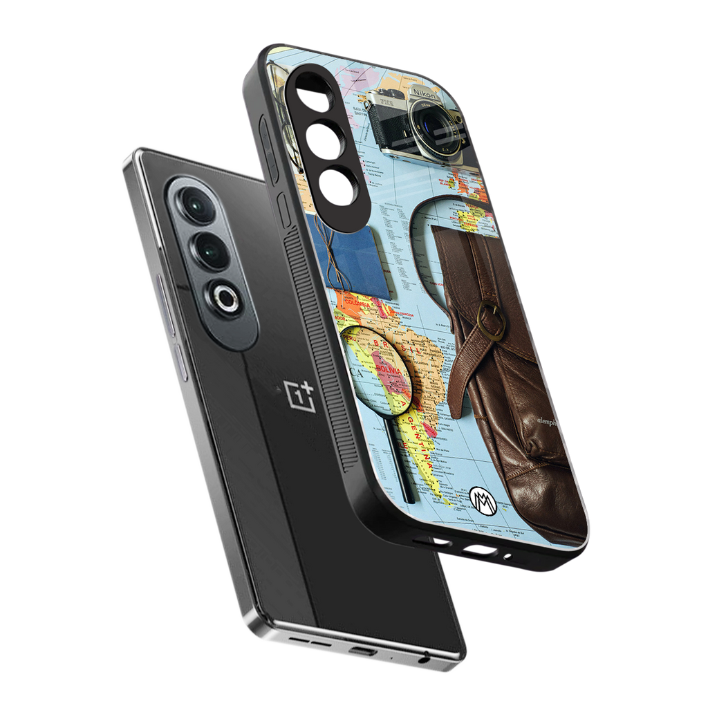 wanderlust back phone cover | glass case for oneplus nord ce 4