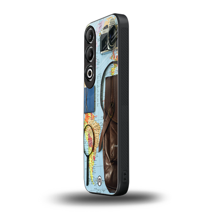 wanderlust back phone cover | glass case for oneplus nord ce 4