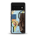 wanderlust back phone cover | glass case for google pixel 6 pro