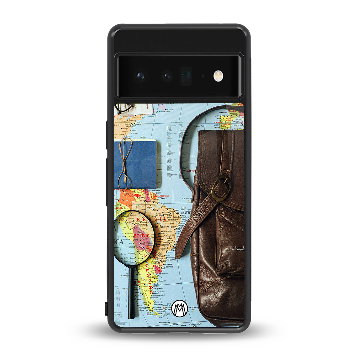 wanderlust back phone cover | glass case for google pixel 6 pro