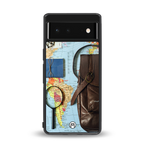 wanderlust back phone cover | glass case for google pixel 6