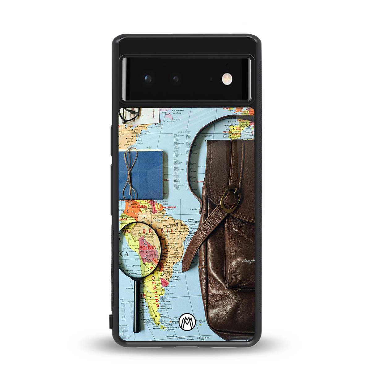 wanderlust back phone cover | glass case for Google Pixel 6A