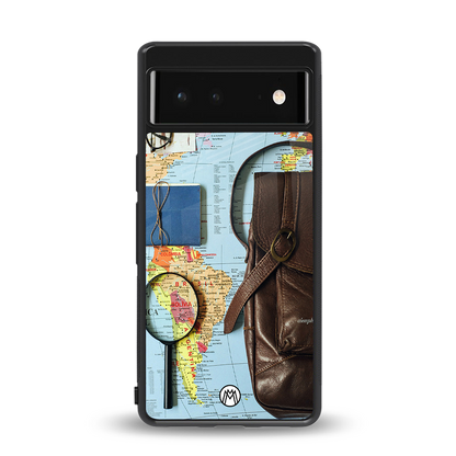 wanderlust back phone cover | glass case for Google Pixel 6A