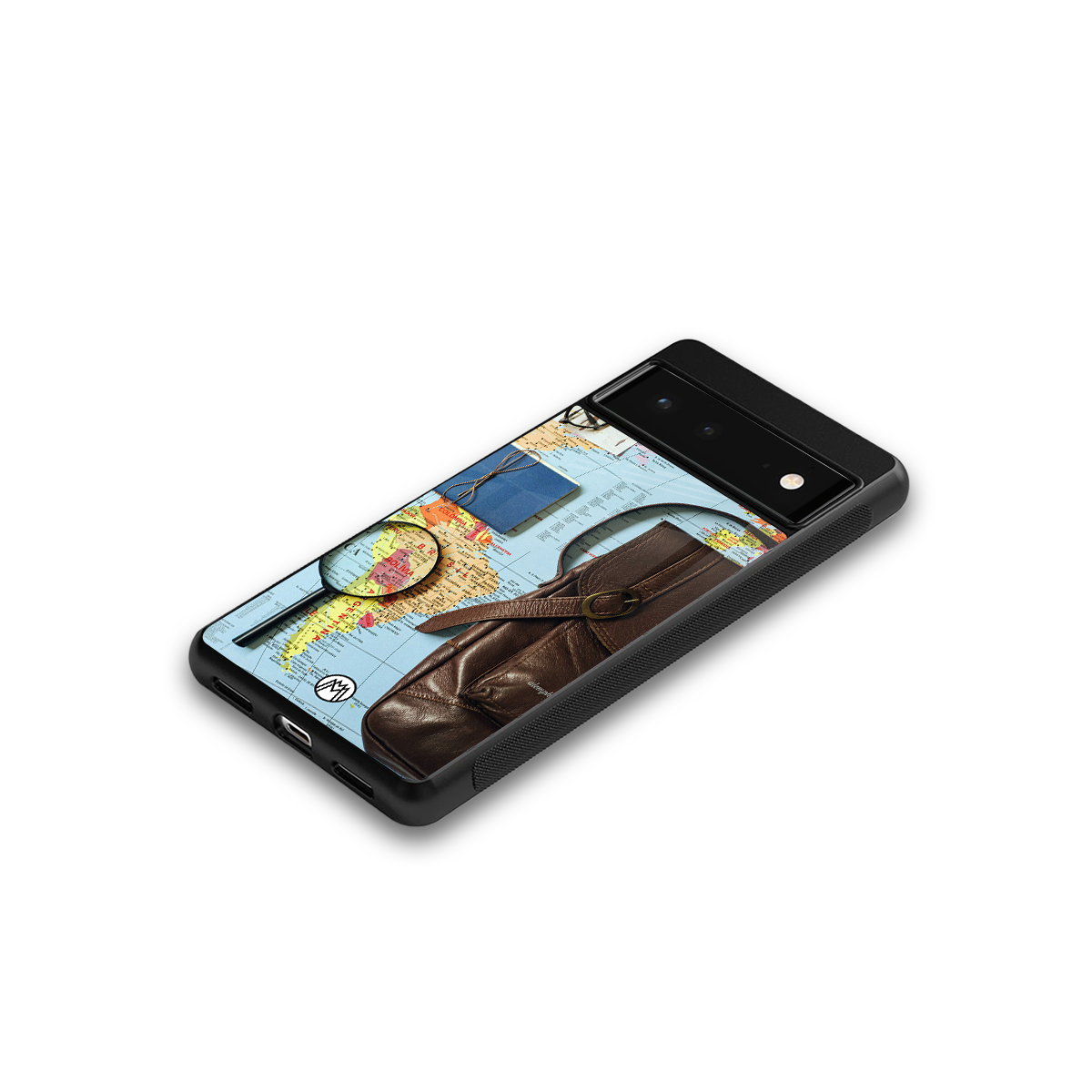 wanderlust back phone cover | glass case for google pixel 6
