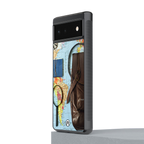 wanderlust back phone cover | glass case for google pixel 6