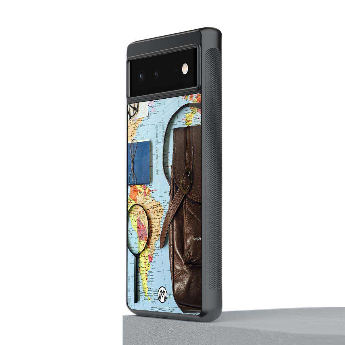 wanderlust back phone cover | glass case for google pixel 6