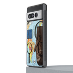 wanderlust back phone cover | glass case for google pixel 7 pro